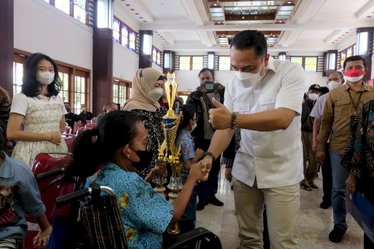 Wali Kota Eri hadir di Grand Opening Sekolah Keterampilan Inklusif (Aora) di Gedung Balai Pemuda/ist