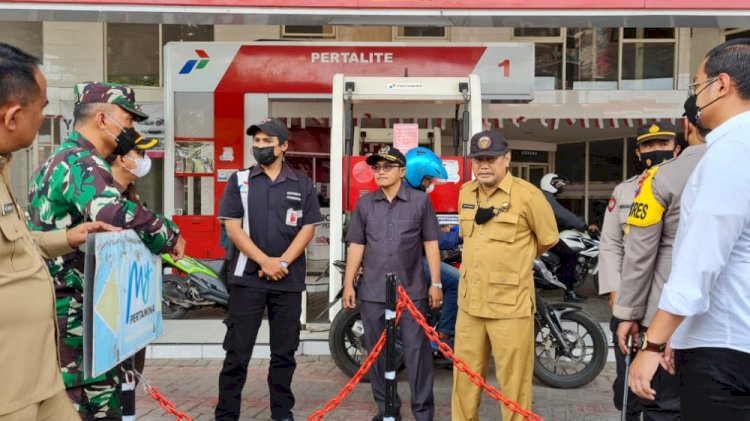 Suasana Sidak SPBU Kabupaten Probolinggo/RMOLJatim