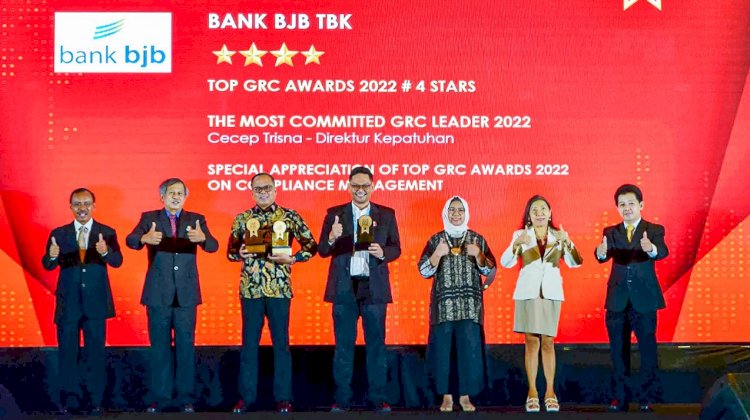 bank bjb Raih 3 Penghargaan di Ajang GRC Award 2022./Ist.