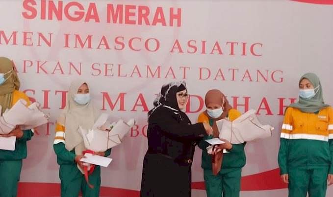 Kunjungan Putri Wapres, Mamduhah didampingi Bupati Jember ke PT Semen Imasco Asiatik/Ist