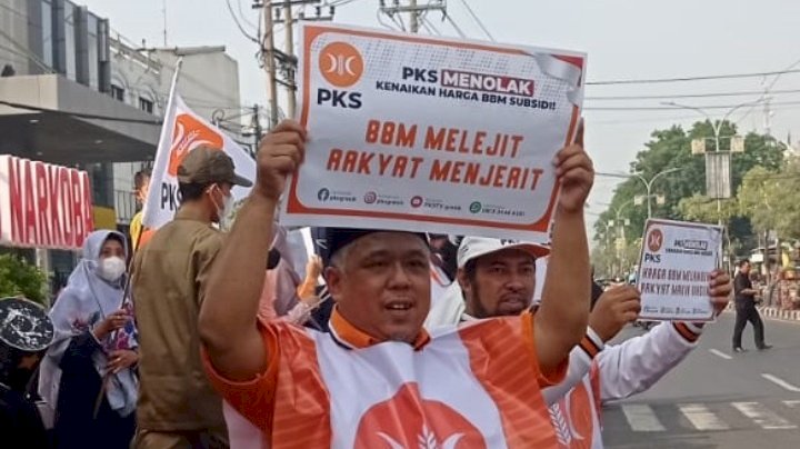 Aksi yang dilakukan PKS Gresik 