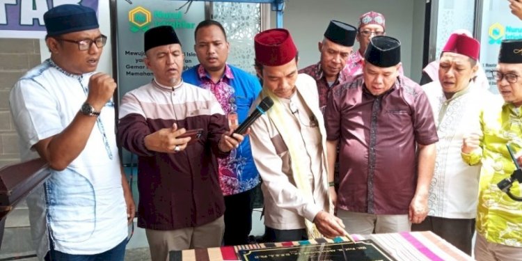 Ustaz Abdul Somad atau UAS dalam peresmian rumah tahfidz Nurul Istighfar yang didirikan tokoh pers Kepri dan Pengurus Pusat Jaringan Media Siber Indonesia (JMSI), Ramon Damora/Ist