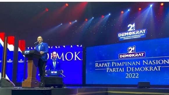 Ketua Umum Partai Demokrat, Agus Harimurti Yudhoyono (AHY) dalam Rapat Pimpinan Nasional (Rapimnas) pada 15-16 September 2022/RMOL