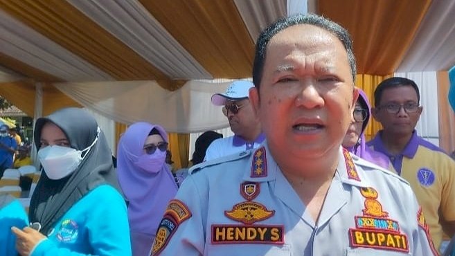 Bupati Jember Hendy Siswanto, saat peringatan HKGMN di lapangan Mayang / RMOLJatim