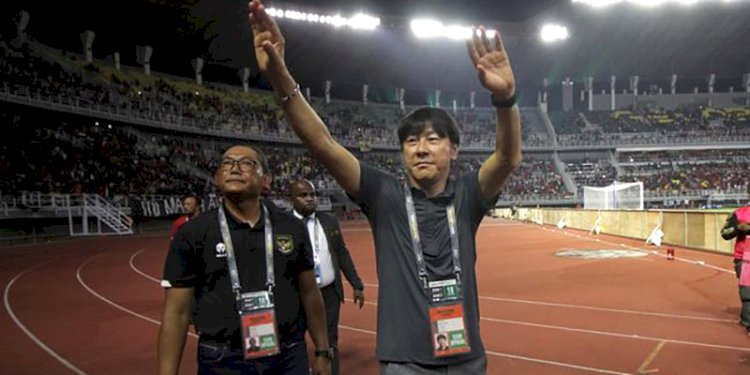 Pelatih Tim U-19 Indonesia, Shin Tae-yong, berterima kasih atas dukungan suporter di Gelora Bung Tomo/Net