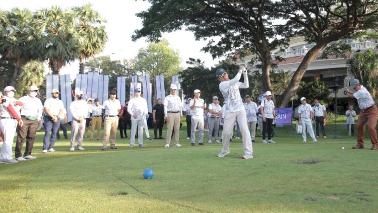 Grass warrior golf yang dibuka oleh Panglima Komando Daerah Militer (Pangdam) V Brawijaya, Mayjen TNI Nurchahyanto