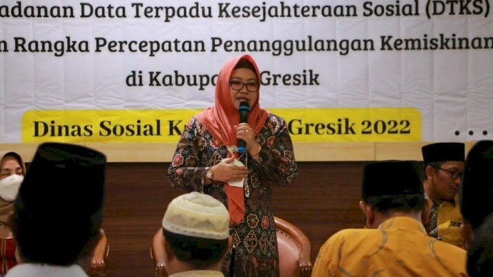 Kepala Dinas Sosial (Dinsos) Kabupaten Gresik Ummi Khoiroh