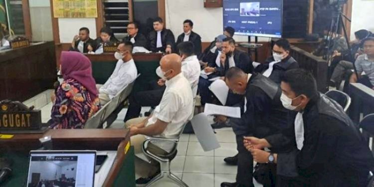 Bupati Bogor nonaktif Ade Yasin saat bersaksi di sidang lanjutan dugaan suap auditor BPK Jabar/RMOLJabar