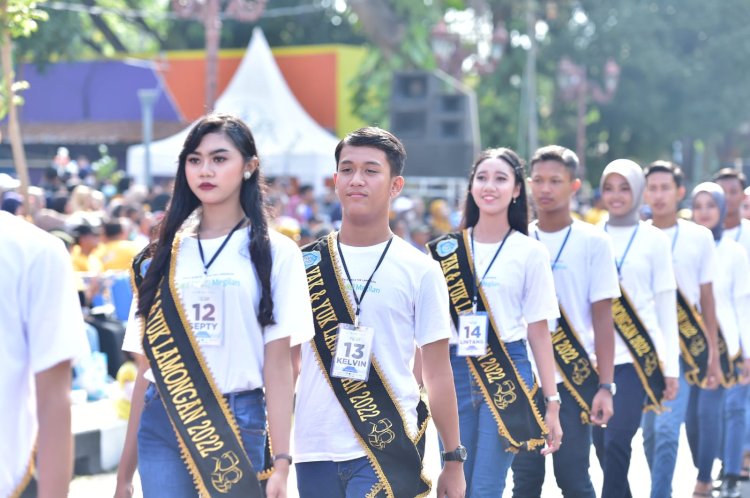 Pagelaran Event Lamongan Street Fashion 2022 di Jalan Basuki Rahmat Alun Alun/RMOLJatim