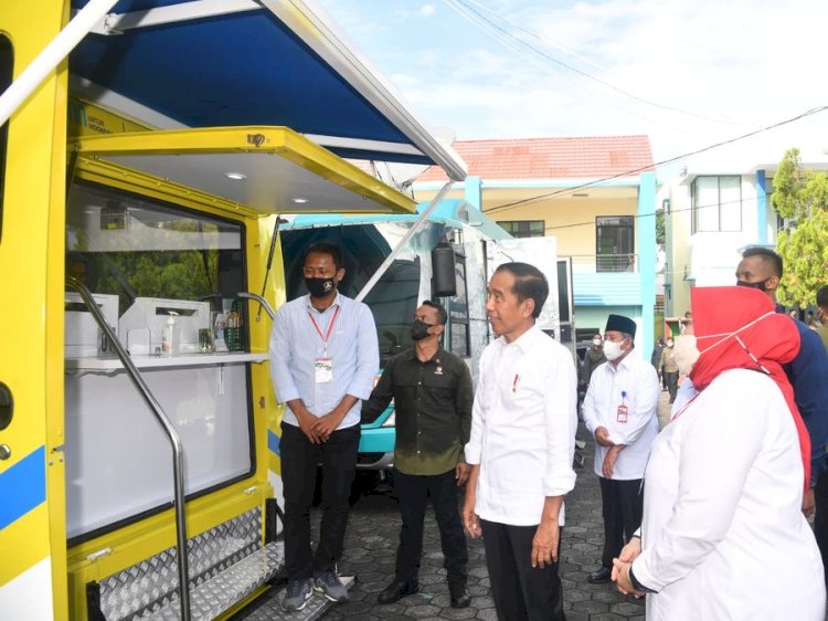 Presiden Jokowi Apresiasi Layanan BTN dalam Penyaluran BSU./Net.