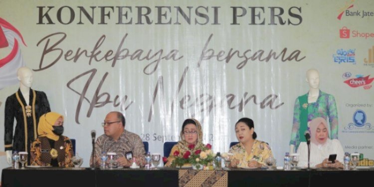 Konferensi pers Event Berkebaya Bersama Ibu Negara/RMOLJateng