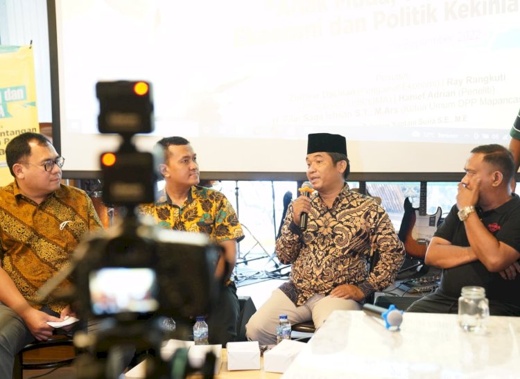Ray Rangkuti dalam Diskusi Publik Seri 2 Relawan Muda Airlangga di Tangerang Selatan Provinsi Banten, Rabu (28/9)/Ist