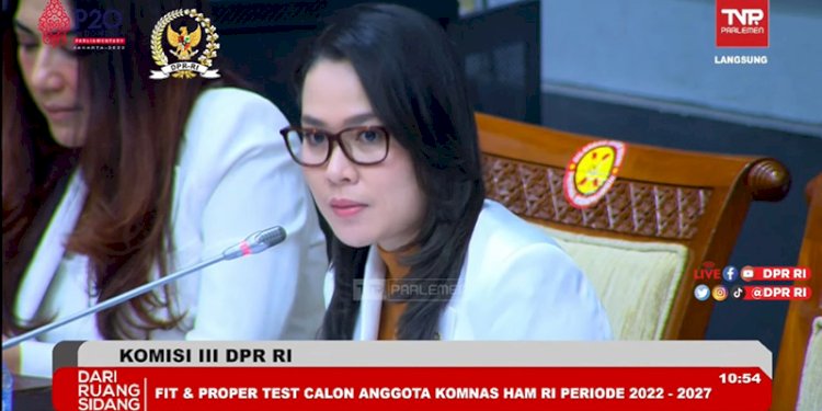 Fit and proper test komisi III DPR terhadap calon komisioner Komnas HAM/Repro