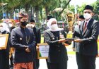 Hadiri Peringatan HUT ke-77 Jatim, Dirut Bank Jatim Terima Piala Bergilir Gubernur Khofifah