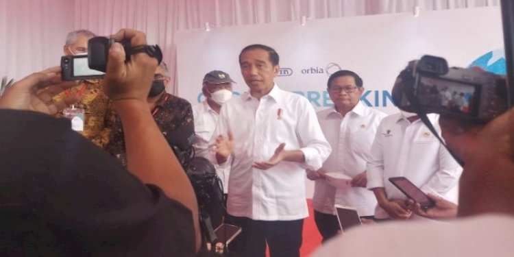 Presiden Jokowi di Kawasan Industri Terpadu (KIT) Batang, Senin (3/10)/RMOLJateng