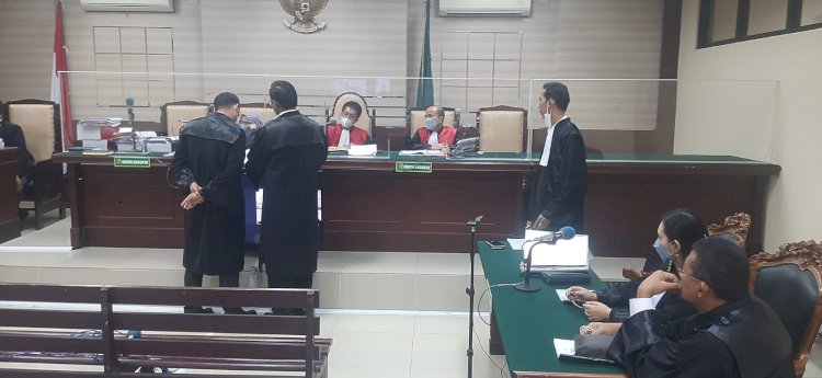 Sidang dugaan korupsi Bank Jatim Cabang dr. Soetomo Surabaya dengan Terdakwa Adrianto, digelar Pengadilan Tipikor Surabaya, Selasa (4/10)/Ist