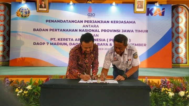 Kerjasama PT KAI dan BPN