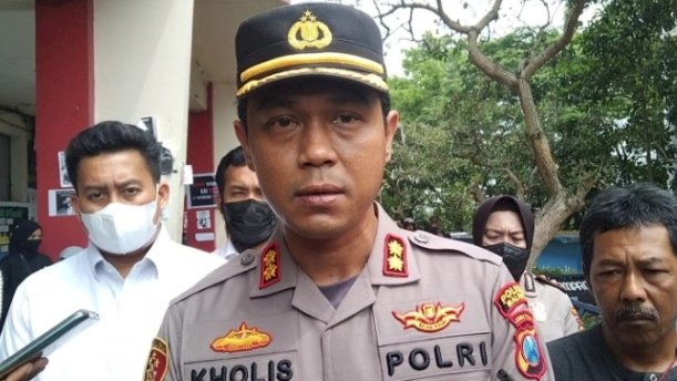 Kapolres Malang, AKBP Putu Kholis saat berada di Stadion Kanjuruhan/RMOLJatim