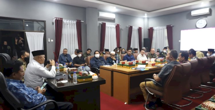   Bupati Malang, Drs. H.M. Sanusi, M.M saat Pimpin Rapat Koordiansi (Rakor)/Ist