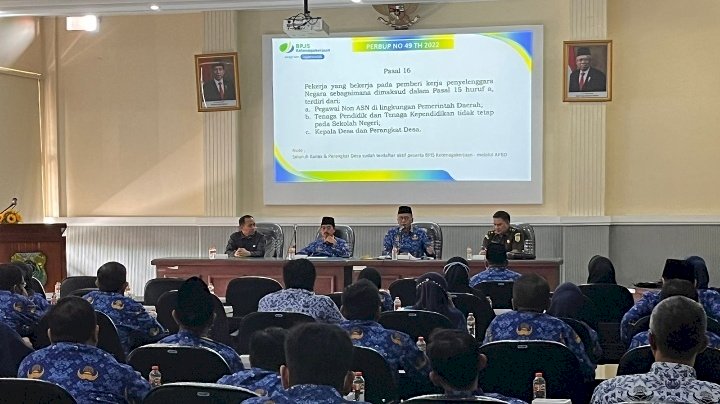 Acara sosialisasi perbup No 49 tahun 2022/RMOLJatim.