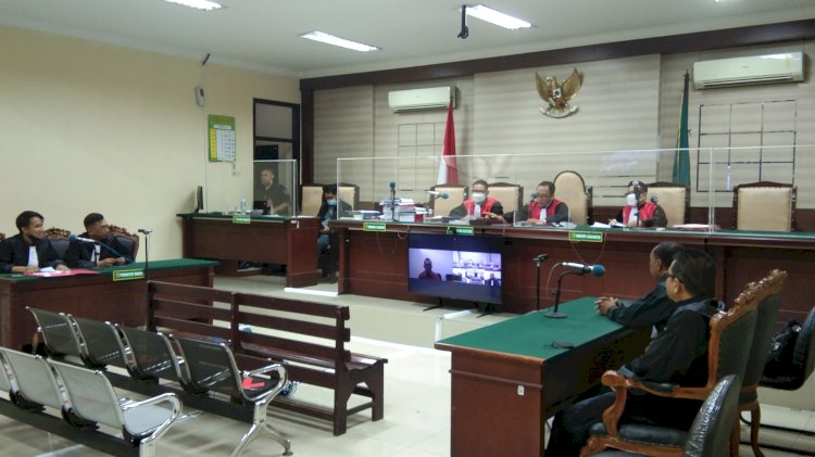 Sidang eks petinggi Satpol PP Surabaya, Ferry Jocom/RMOLJatim