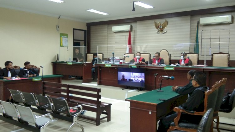 Sidang eks petinggi Satpol PP Surabaya, Ferry Jocom/RMOLJatim