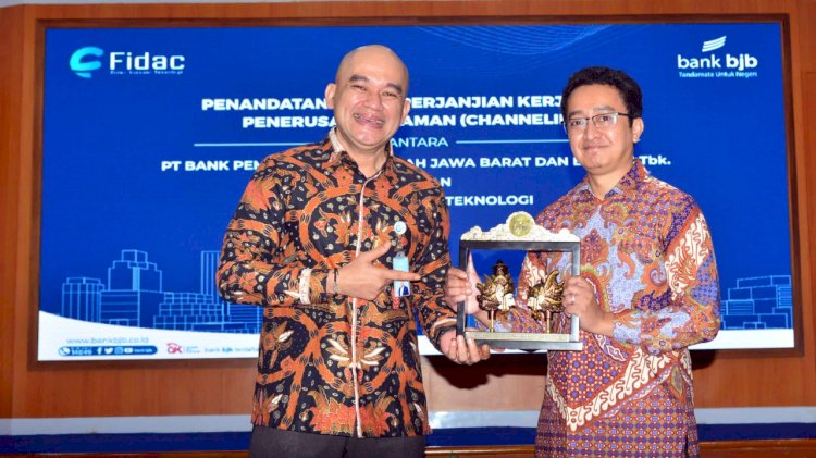 Salurkan Kredit dengan Skema Channeling, bank bjb Kerja Sama dengan PT Fidac Inovasi Teknologi./Ist.