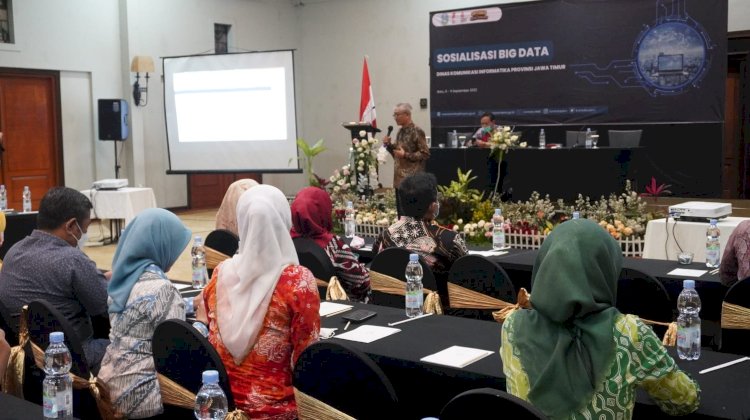 Sosialisasi big data di El Hotel Royal Kartika, Kota Batu, Jumat 9 September 2022. Foto: Ghufron JNR Diskominfo Jatim