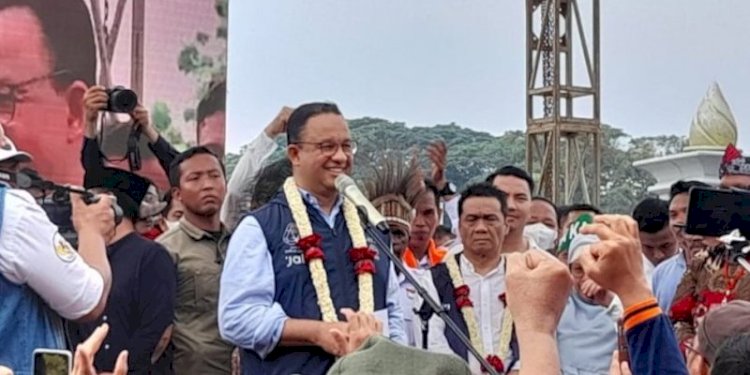 Anies Baswedan saat gelar perpisahan purna tugas sebagai Gubernur DKI Jakarta/Net