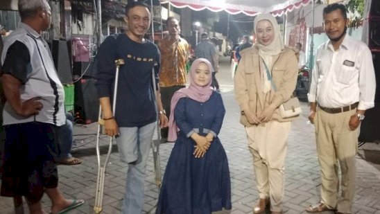 Teks fito: Ajeng Wira Wati mendapat keluhan dari warga Simokerto penyandang Disabilitas/RMOLJatim