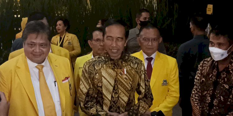 Presiden RI Joko Widodo di acara Partai Golkar/RMOL