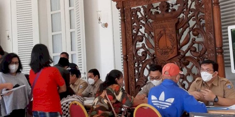 Suasana posko pengaduan di Pendopo Balaikota DKI Jakarta/RMOLJakarta   