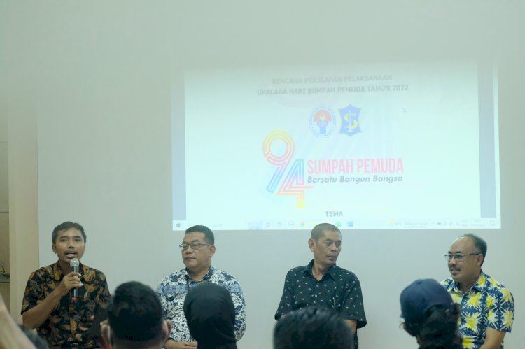 Jumpa pers serangkaian acara untuk memperingati Hari Sumpah Pemuda pada 28 Oktober 2022 di kantor Diskominfo Kota Surabaya/RMOLJatim