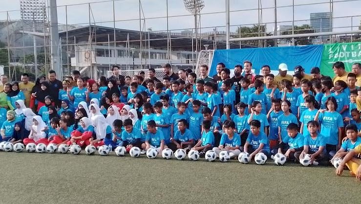 FIFA saat menggelar FIFA Football for School bersama PSSI di Lapangan Rugby Kompleks GBK, Jakarta, pada 26-28 Oktober 2022/RMOLJatim