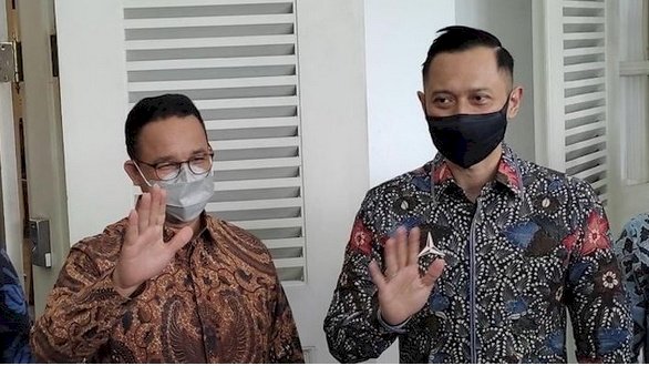 Mantan Gubernur DKI Jakarta, Anies Baswedan dan Ketua Umum Partai Demokrat, Agus Harimurti Yudhoyono (AHY)/Net