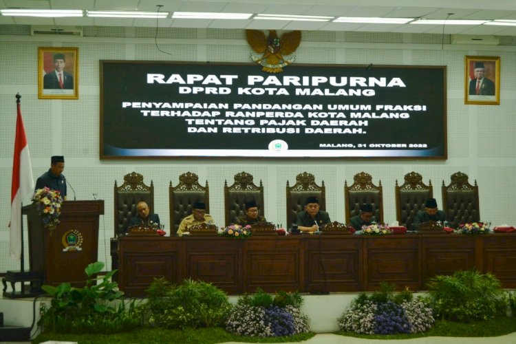 Rapat Paripurna DPRD Kota Malang Bahas Ranperda PDRD/Ist