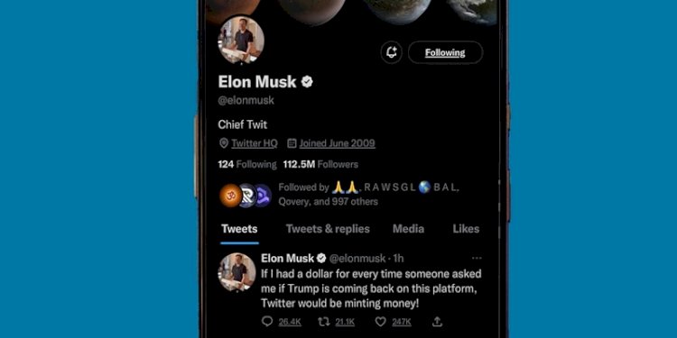 Akun Twitter Elon Musk/net