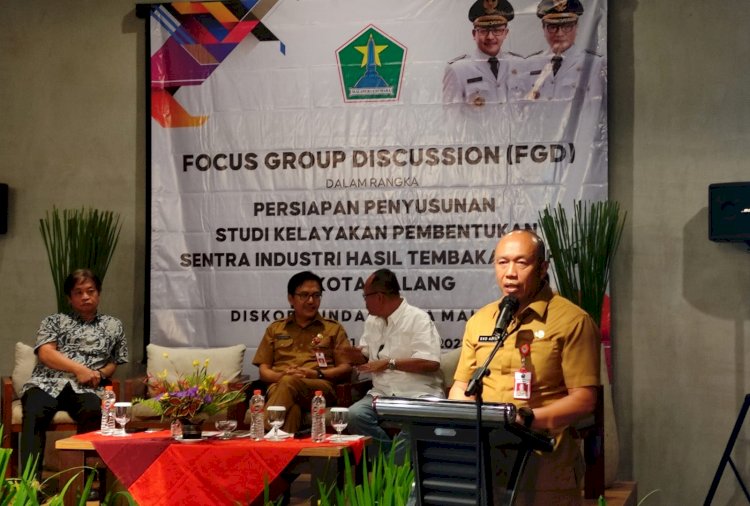 Kegiatan FGD dalam rangka persiapan penyusunan studi kelayakan pembentukan sentra industri hasil tembakau di Kota Malang/RMOLJatim