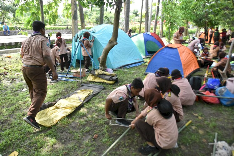 Kegiatan Aksi ASAHBAYA Tahun 2022 di Hutan Kota Balas Klumprik Kecamatan Wiyung Kota Surabaya/ist