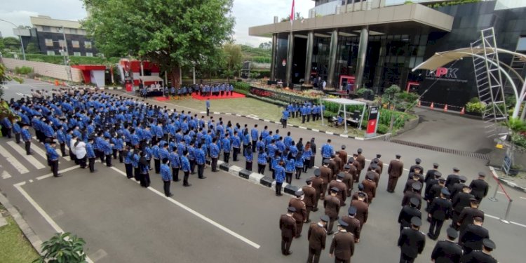 Upacara Hari Pahlawan 2022 di depan Gedung KPK RI/RMOL