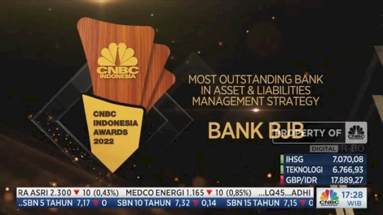 bank bjb Raih CNBC Indonesia Awards 2022./Ist.