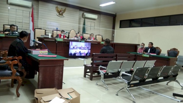 Saksi Ali Wardana saat menjadi saksi si pengadilan tipikor Surabaya/RMOLJatim