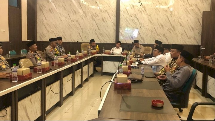 Pertemuan Kapolda Jatim di NU