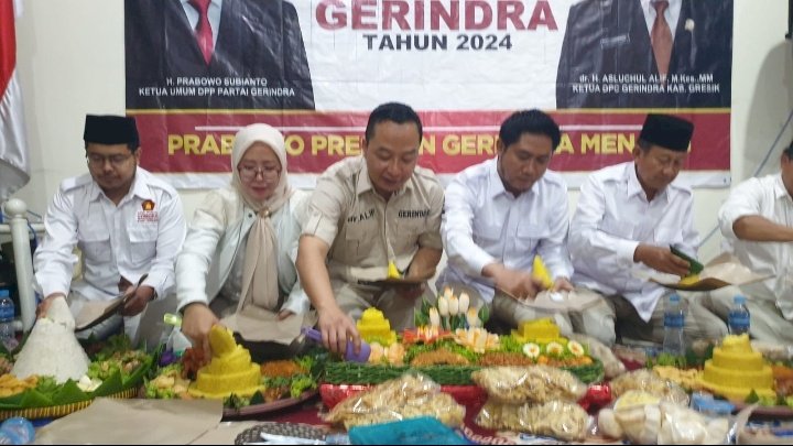 Peresmian gedung baru DPC Gerindra Gresik 