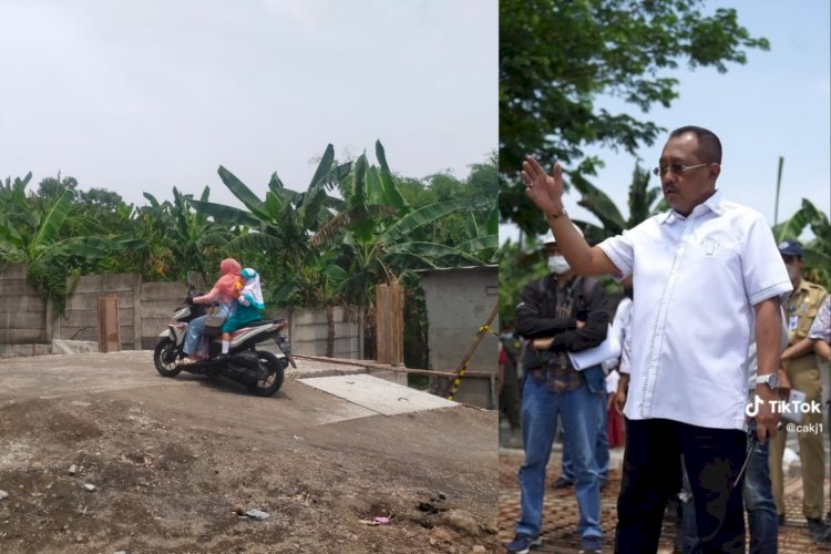  Konten TikTok Armuji saat sidak di Dukuh Bulu Lontar/ist