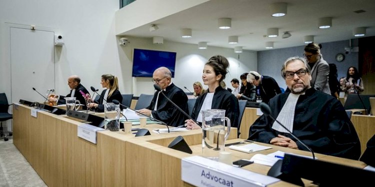 Pengadilan Belanda saat sidang kasus MH17/Net
