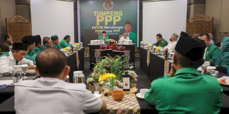 Plt. Ketua Umum PPP Muhamad Mardiono saat dialog dengan kader PPP se Solo Raya/RMOL