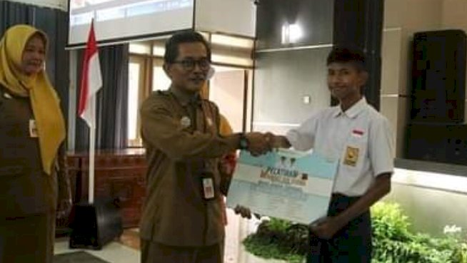 Suprihandoko saat menghadiri acara penutupan pelatihan di aula Diklat BKSDM Kabupaten Jember