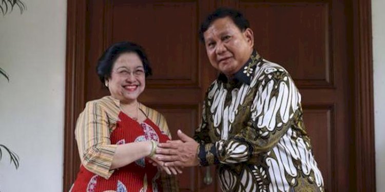 Ketua Umum PDIP Megawati Soekarnoputri dan Ketua Umum Partai Gerindra Prabowo Subianto/Net