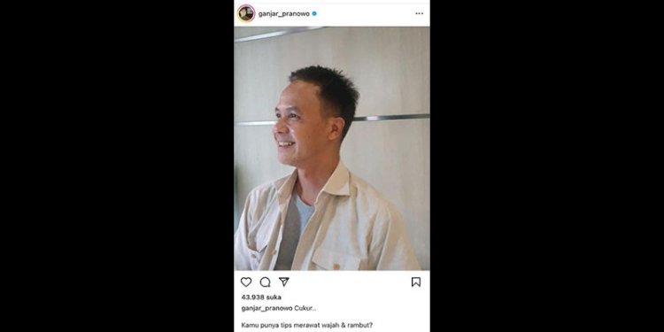 Unggahan Gubernur Jawa Tengah, Ganjar Pranowo/Net